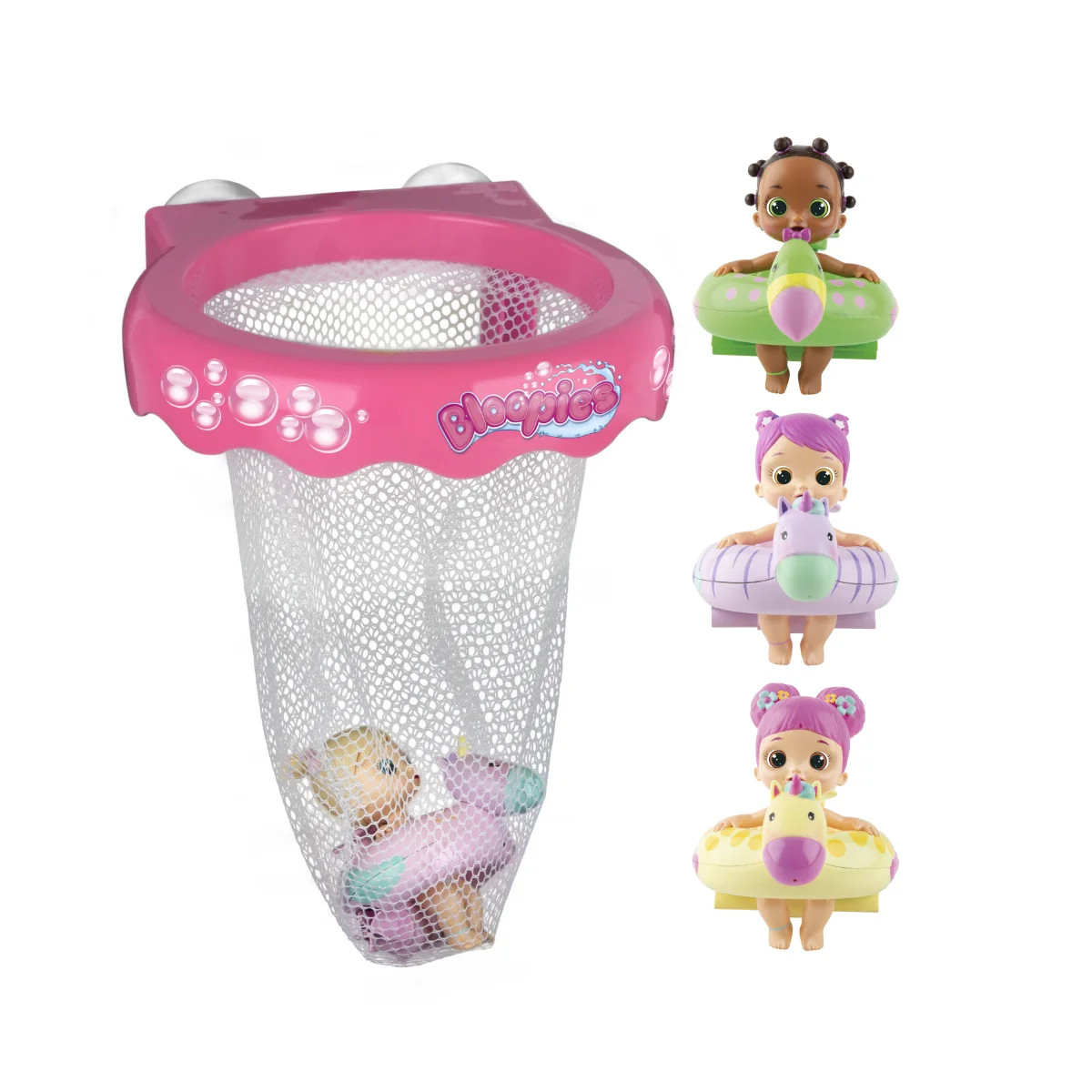 Bloopies Floaties 4 pack Bath Time Dolls - Includes a Tub Organizer! - Walmart.com | Walmart (US)