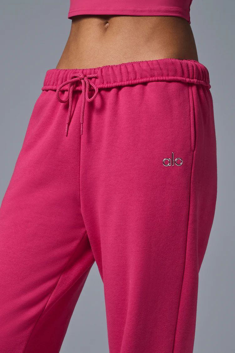 Accolade Sweatpant - Pink Summer Crush | Alo Yoga