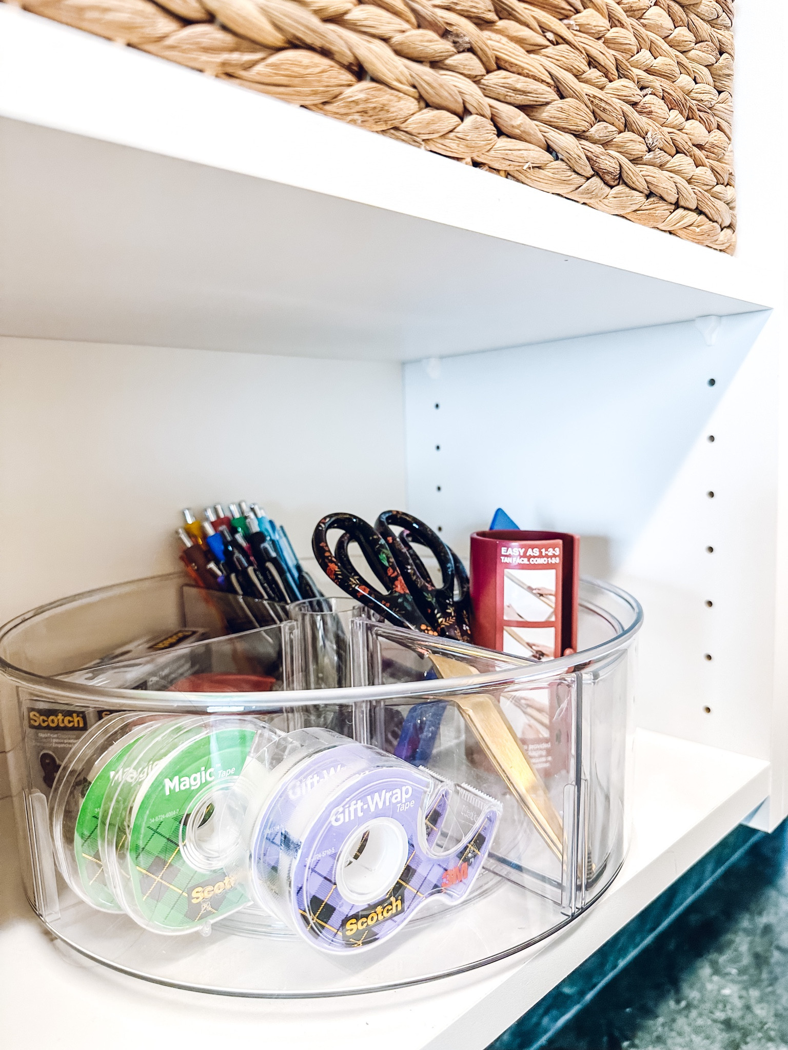 Arts + Crafts organization✨ Scotch 8" Precision Ultra Edge Scissors - Titanium Fused. IDESIGN Linus 9" Divided Turntable. THE HOME EDIT Large Turntable.

#LTKfamily #LTKhome