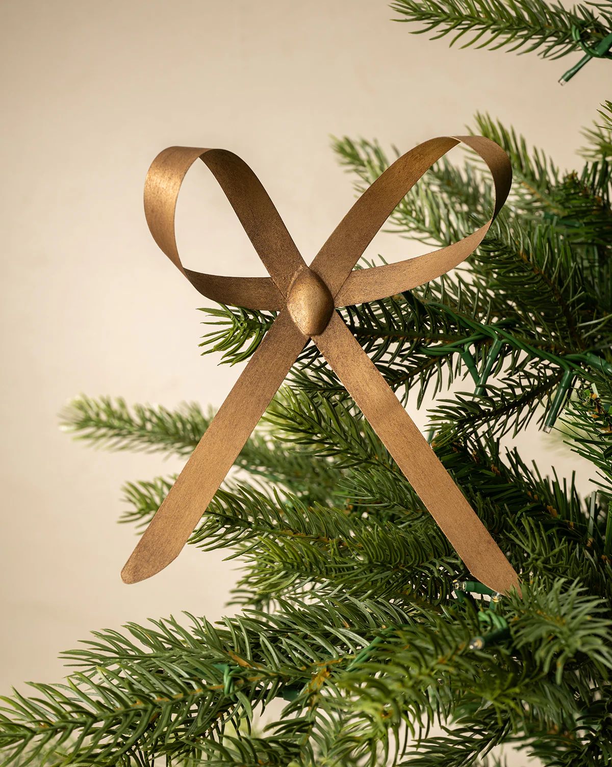 Brass Bow Clip Ornament | McGee & Co. (US)