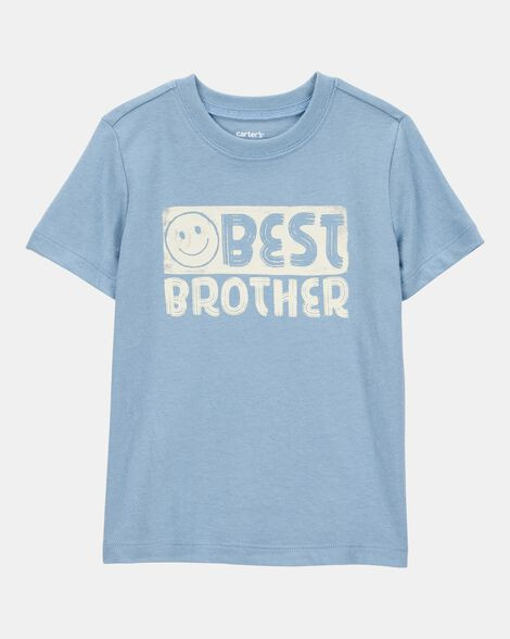 Toddler Best Brother Short-Sleeve Graphic Tee - Blue | Carter's Inc