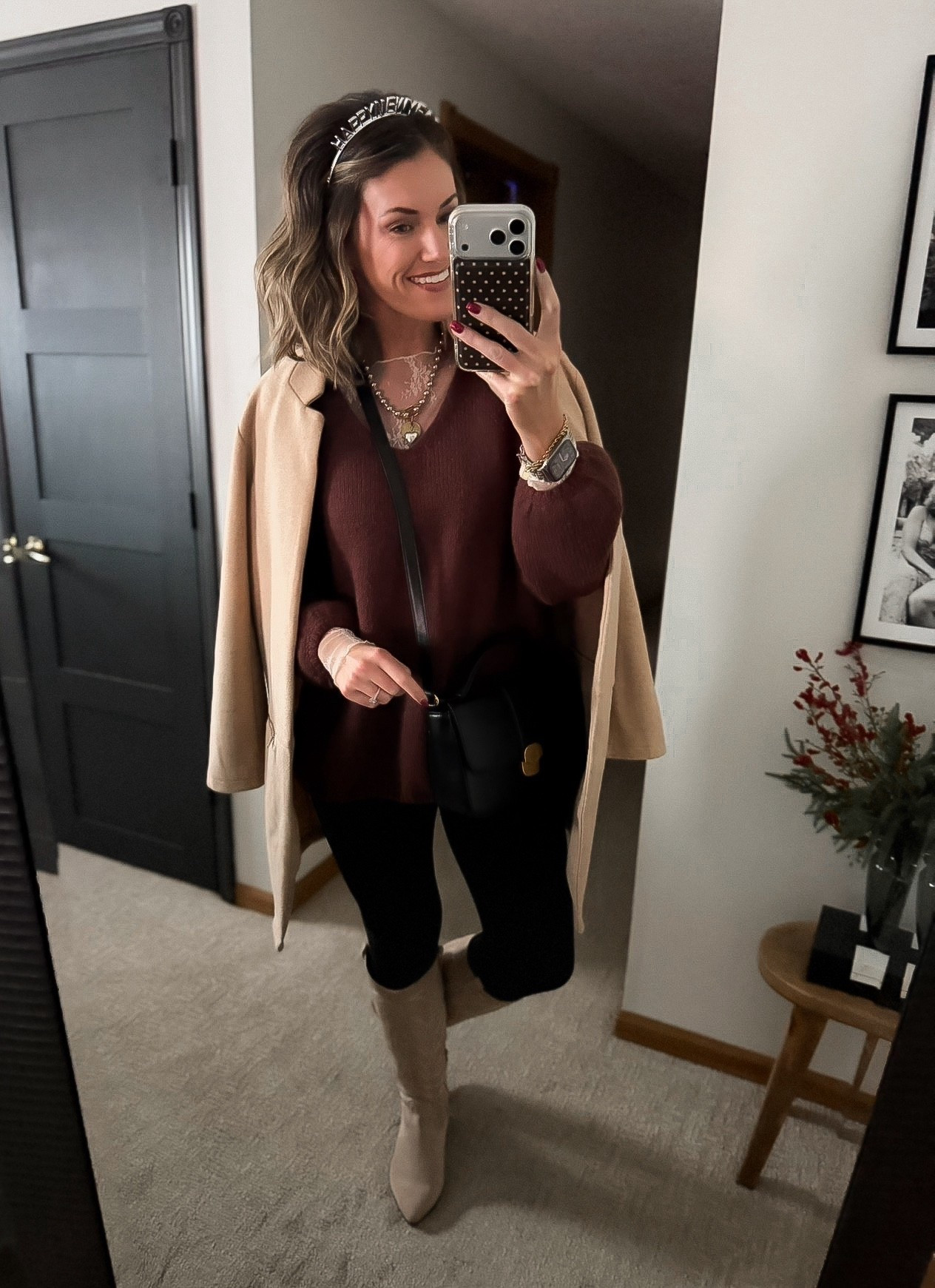 NYE OOTD 🎉 
Sweater medium
Coat/small
Leggings /s-m

#LTKootd #LTKHoliday