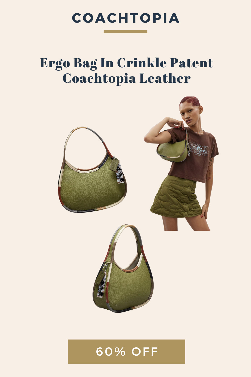 Coachtopia 60% OFF
Ergo Bag In Coachtopia Leather With Colorful Binding

Olive Green Multi

 

 #LTKsummer #LTKspring #LTKbag
