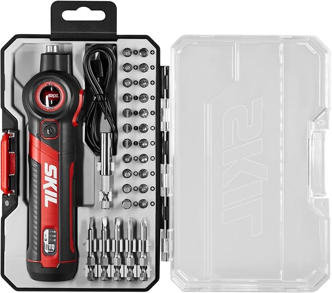 SKIL Twist 2.0 Rechargeable 4V Screwdriver with Pivoting Head, Torque Setting, USB-C Charging Cab... | Amazon (US)