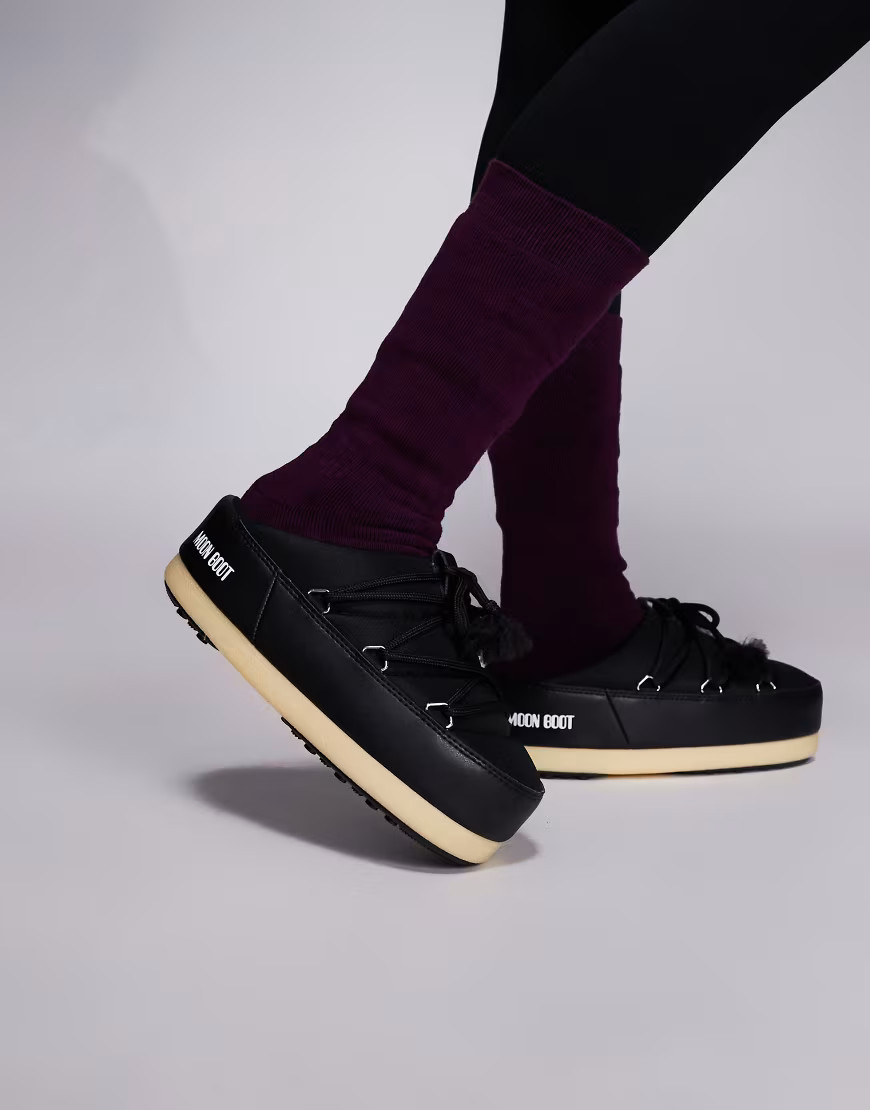 Moonboot - EVX - Mules - Noir | ASOS (Global)
