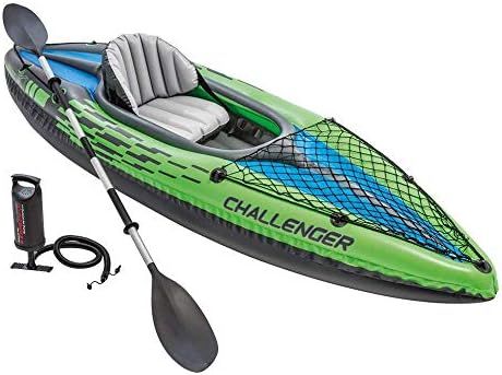 Intex Challenger Kayak Inflatable Set with Aluminum Oars | Amazon (US)