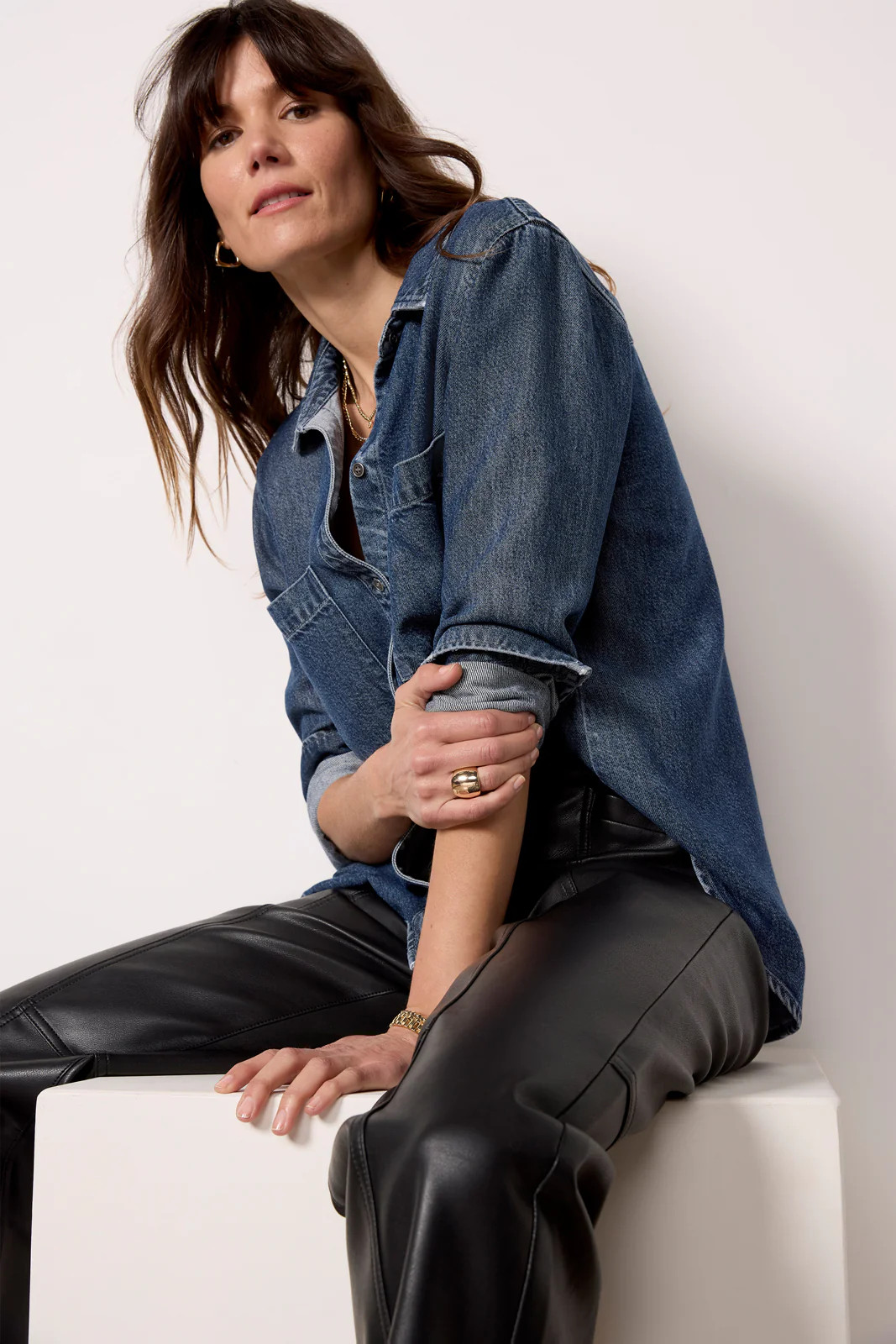 Denim Shirt | Evereve