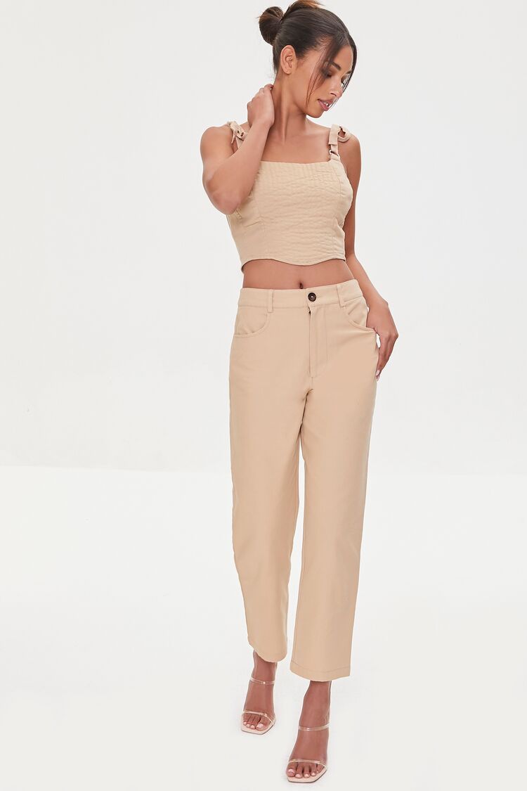 Ankle-Cut Canvas Pants | Forever 21 (US)