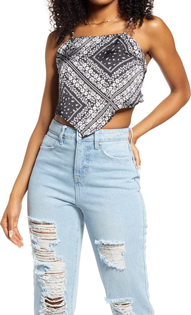 Handkerchief Woven Camisole | Nordstrom | Nordstrom