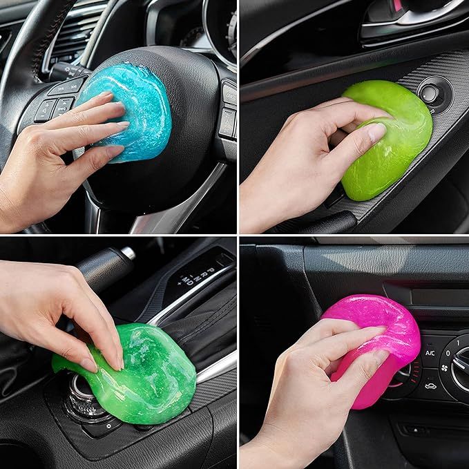 FiveJoy Car Cleaning Gels, 4-Pack Universal Auto Detailing Tools Car Interior Cleaner Putty, Dust... | Amazon (US)