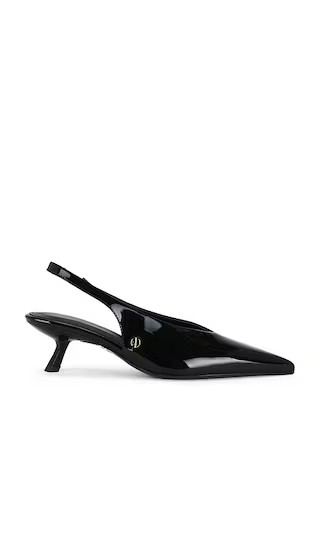 Hilda Slingback Pump in Black | Revolve Clothing (Global)