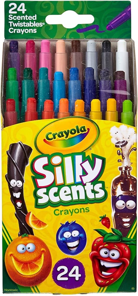 Crayola Silly Scents Twistables Crayons, Sweet Scented Crayons, 24 Count | Amazon (US)