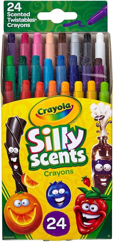 Crayola Silly Scents Twistables Crayons, Sweet Scented Crayons, 24 Count | Amazon (US)