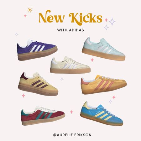 New Adidas!!! The IT shoe for summer, I size down a whole size in Gazelles and 1/2 a size in Samba ✨

#LTKfindsunder100 #LTKstyletip #LTKfindsunder50
