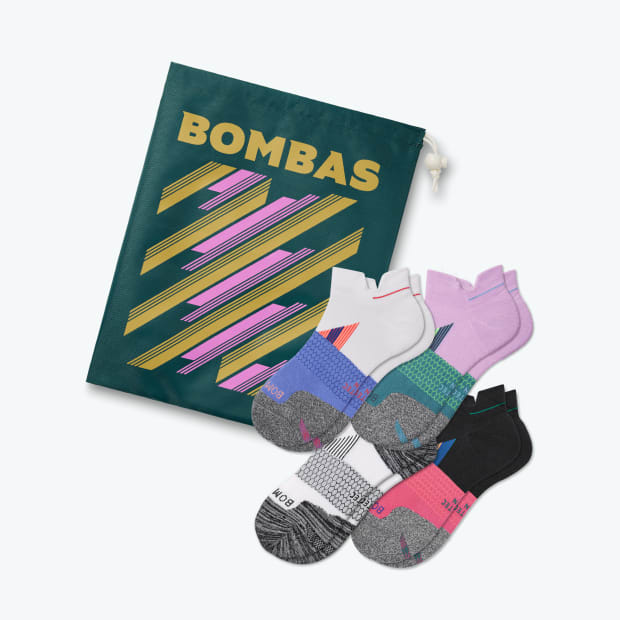 Women's Running Ankle Sock 4-Pack Gift Bag | Bombas Socks