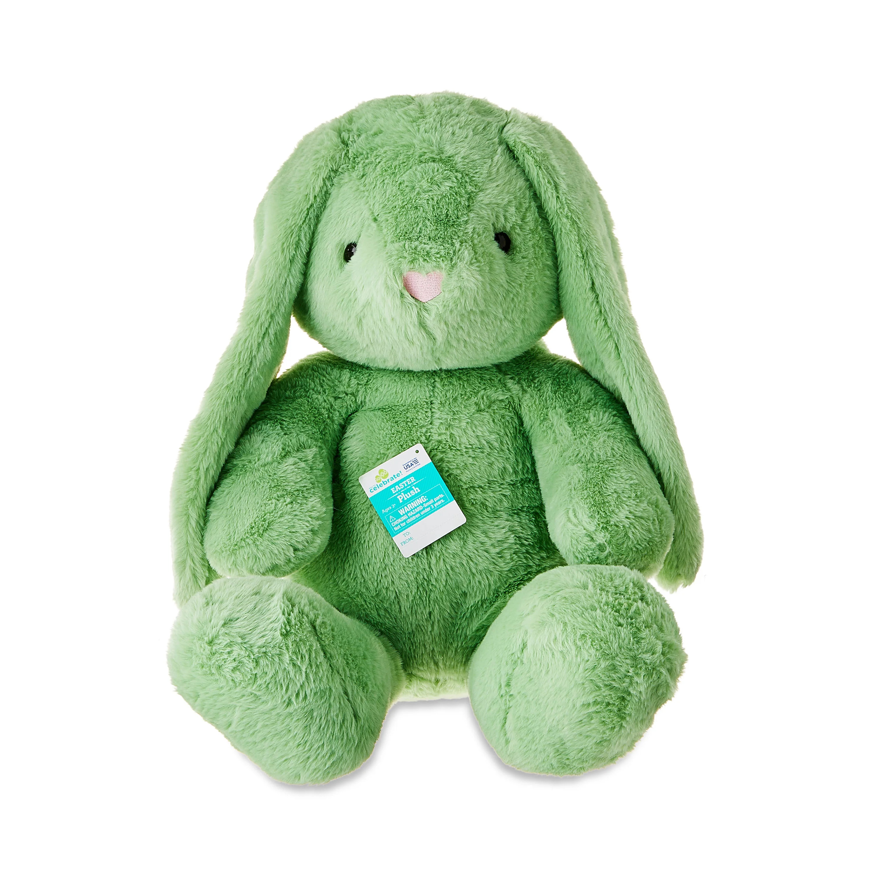 Easter Green Bunny Plush, 22 in, by Way To Celebrate | Walmart (US)