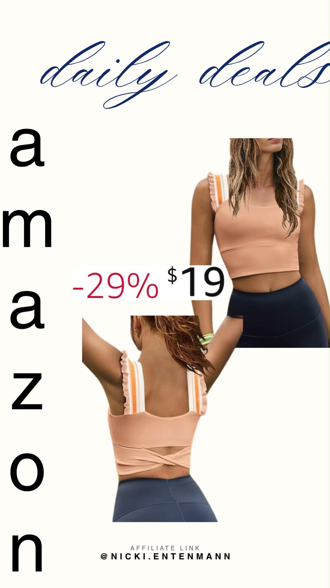 Turn heads at the gym with this ruffle‑trimmed cropped workout tank that mixes sporty flair and comfy confidence. Move, stretch, and slay your routine effortlessly. 💪✨🩷  

#workouttank #sportsbra #yogatop #gymwear #activewear #fitnessfashion #athleisure #womenswear #style #fashionfinds 

 #LTKootd #LTKActive #LTKSaleAlert