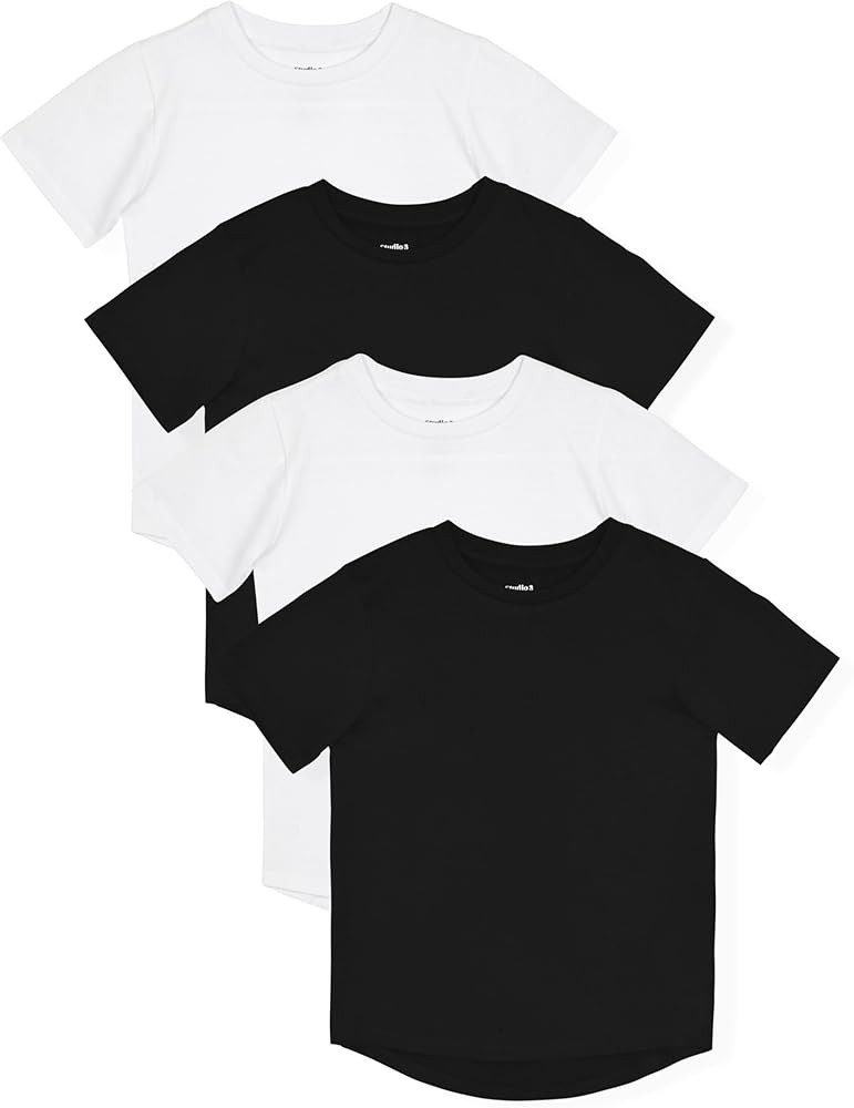 Studio 3 Boys' Four-Pack Assorted Color T-Shirts | Amazon (US)