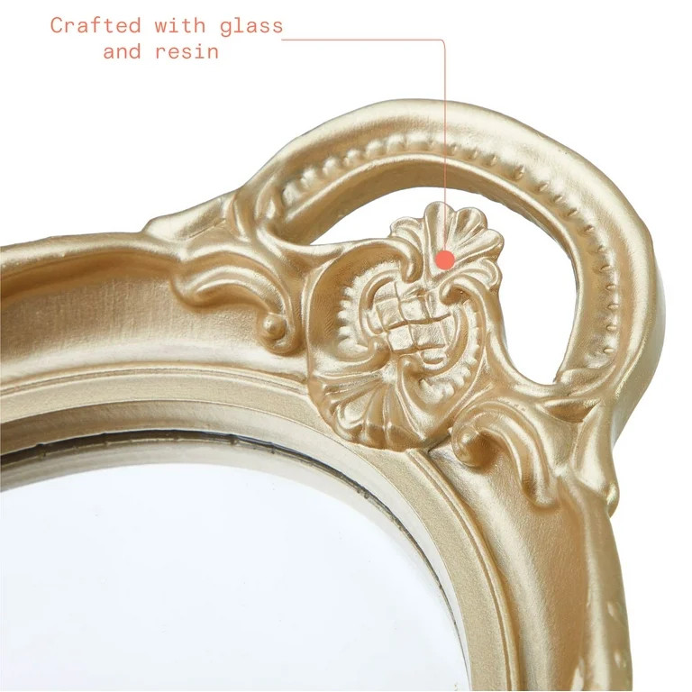 Beautiful Ornate Gold Framed Mirror Tray by Drew Barrymore, 13" x 8" | Walmart (US)