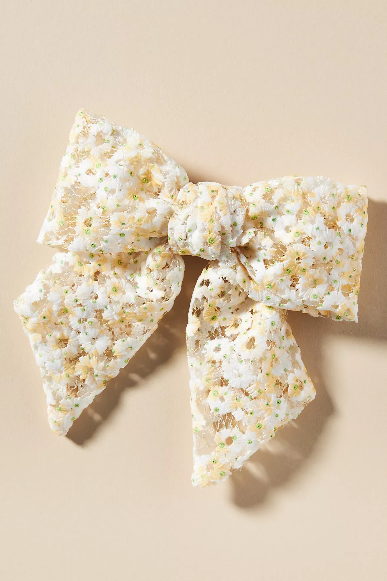 Precious Floral Hair Bow | Anthropologie (US)