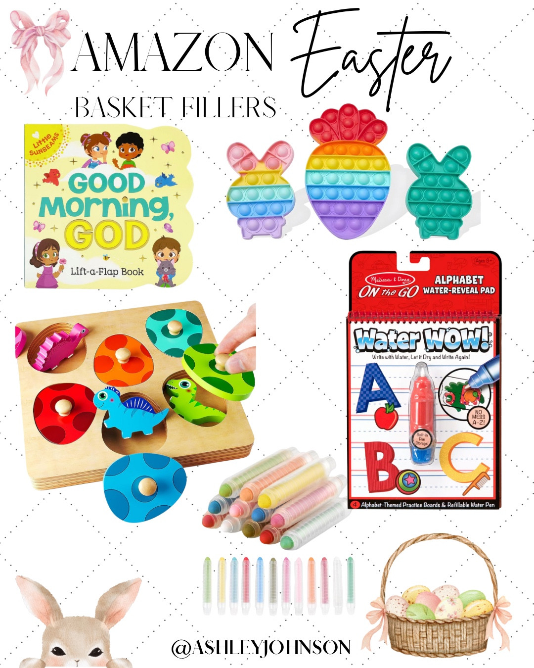 Amazon Easter Basket fillers for toddlers! #easterbaskets #eastergiftsforkids #toddlereasterbasket #affordableeasterbasketfillers

#LTKGiftGuide #LTKBaby #LTKKids