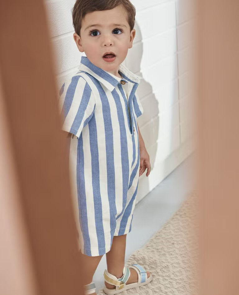 Baby Linen Romper | Hanna Andersson