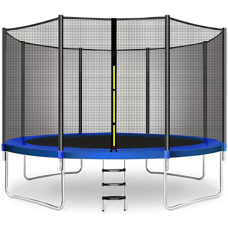 OUSGAR 10FT Jump Recreational Trampolines with Enclosure Net for 3-4 Kids Adults Indoor Outdoor, ... | Walmart (US)