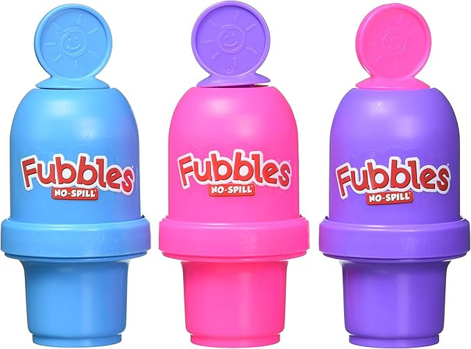 Little Kids Fubbles No Spill Bubble Tumbler Mini 3 Pack Party Favor Set, Includes 2oz of bubble s... | Amazon (US)