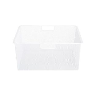 White Elfa Mesh Drawers | The Container Store