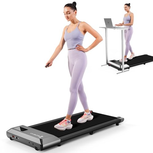 Superun Walking Pad, Under Desk Walking Pad Treadmills for Home & Office, 2 in 1 Walking Treadmill, Portable Mini Treadmill with Remote Control & Smart Motion APP, 265-300 Lbs Capacity | Amazon (US)