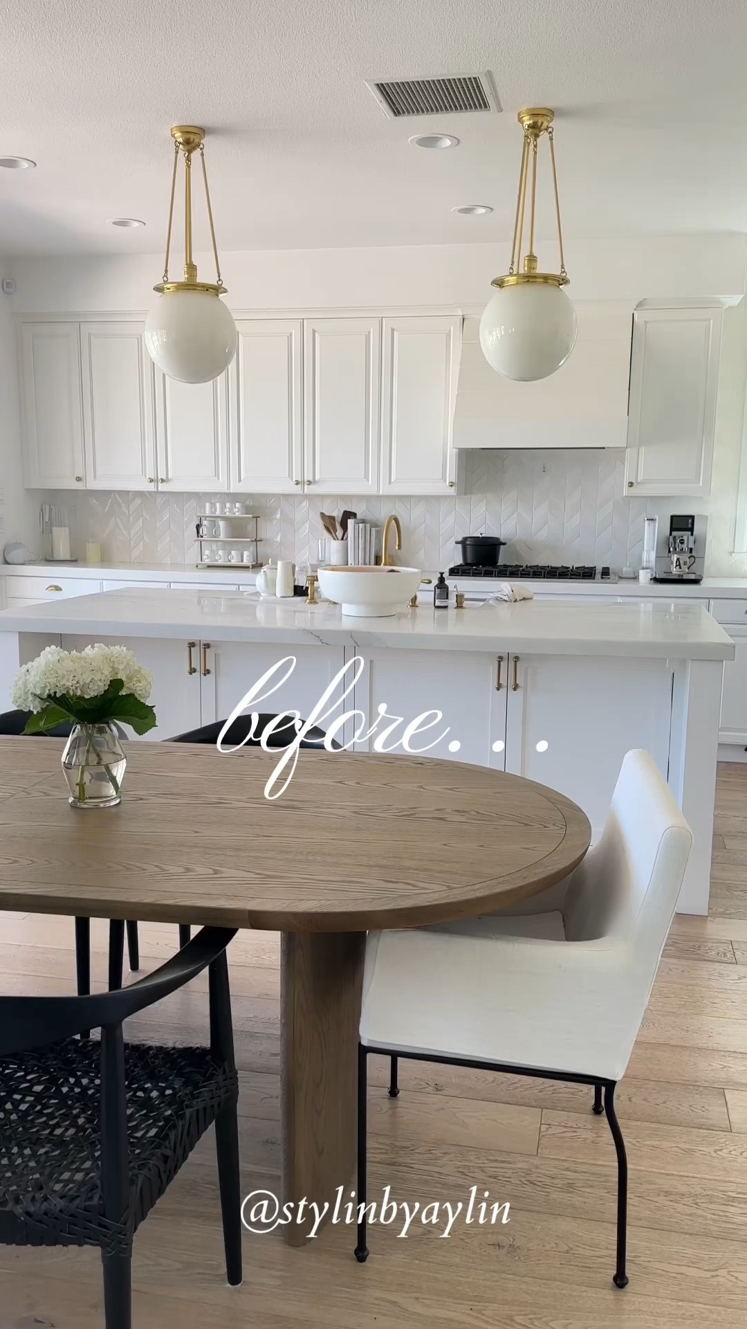 New in…✨✨BEFORE & AFTER. What do you think of the new pendant lights?

#LTKstyletip #LTKfindsunder100 #LTKhome