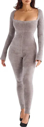 HOUSE OF CB Isis Chenille Long Sleeve Jumpsuit | Nordstrom | Nordstrom