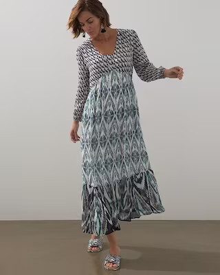 Ikat Clip Dot Dress | Chico's