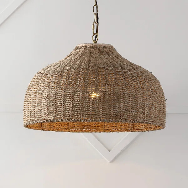 Aaroosh 1 - Light Brass Gold Dome Pendant | Wayfair North America