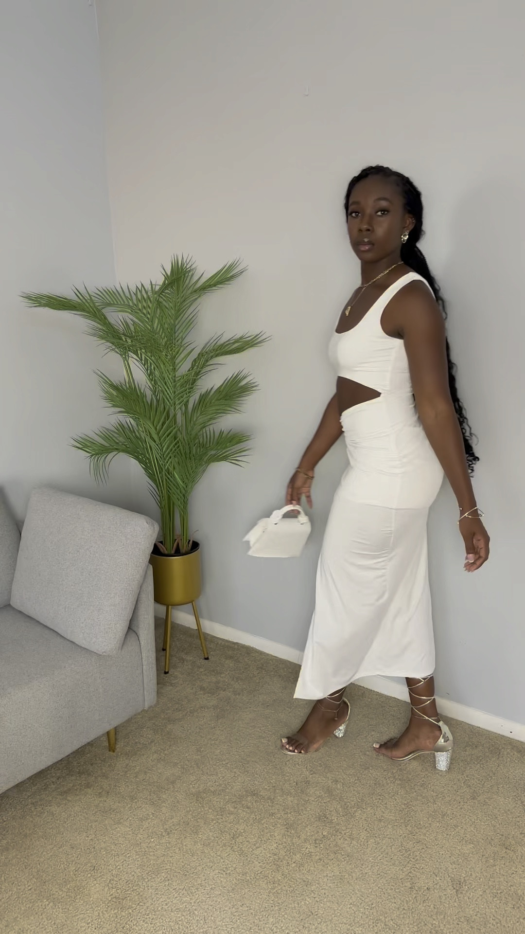 White party dress 👗 