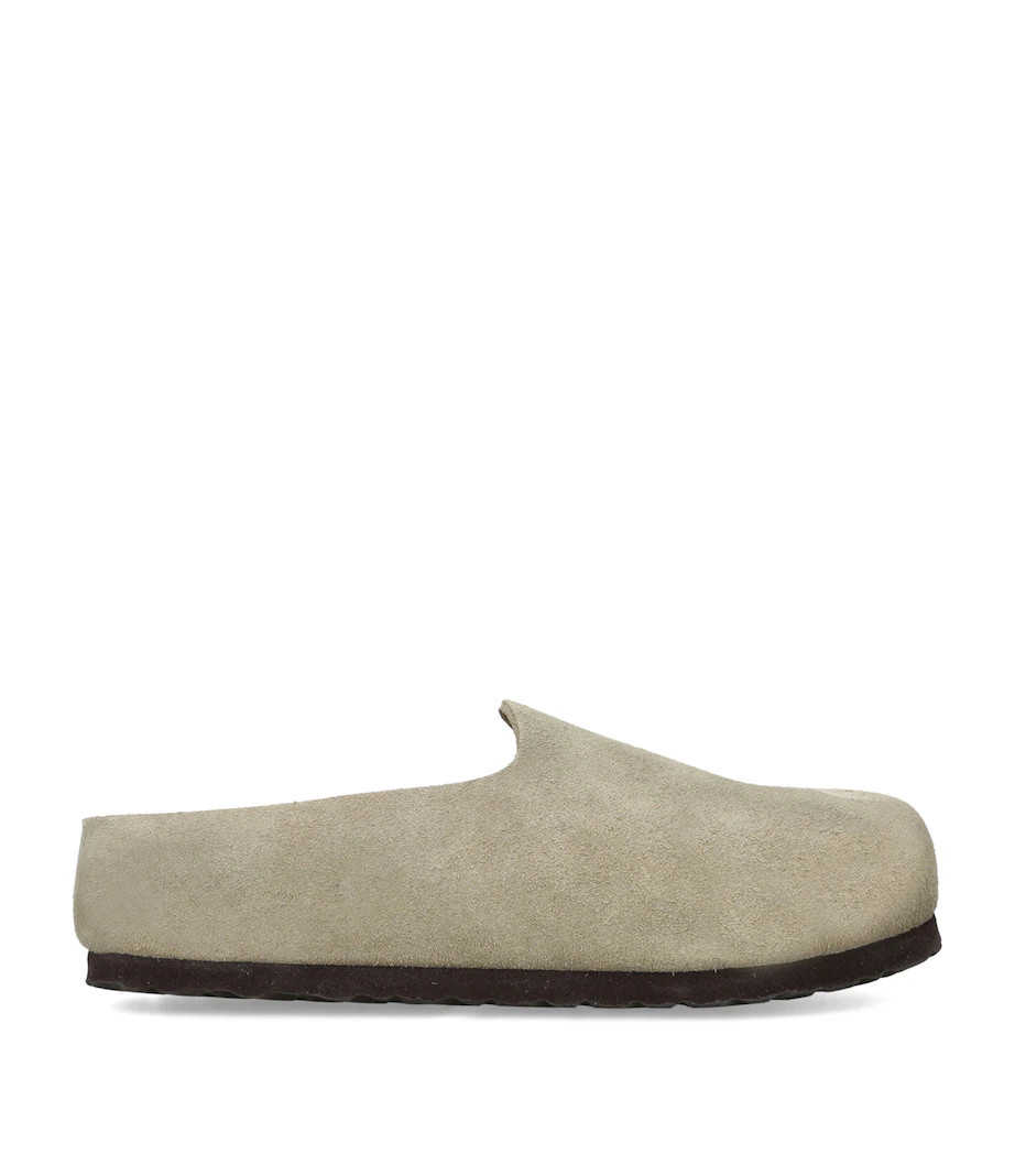 Suede Amsterdam Wrapped Clogs | Harrods UK