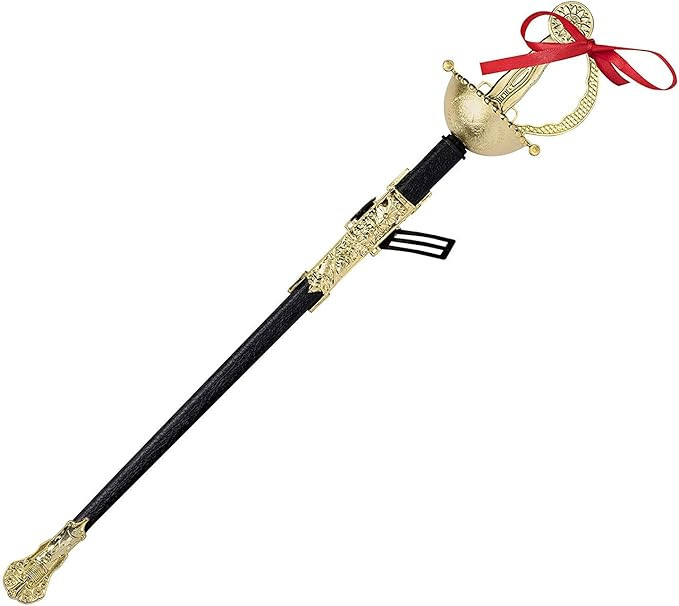 Dress Up America Toy Sword - Ornate Gold Sword - Costume Sword and Sheath for Kids and Adults | Amazon (US)