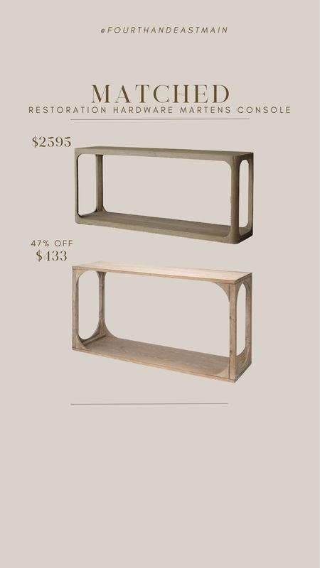 matched // restoration hardware martens console dupe on major sale under $500 and free ship 

restoration hardware martens console 
restoration hardware dupe 

#LTKhome