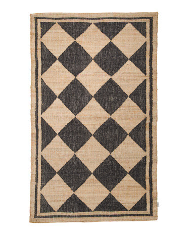 Diamond Natural Fiber Area Rug | TJ Maxx