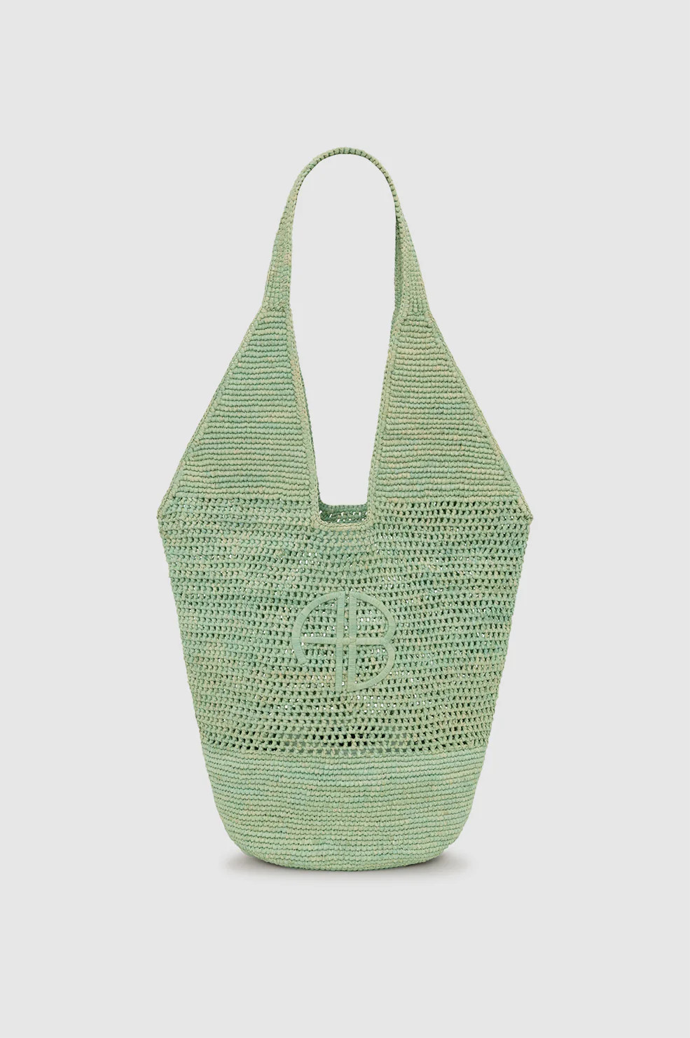 Leah Logo Hobo Raffia | Anine Bing