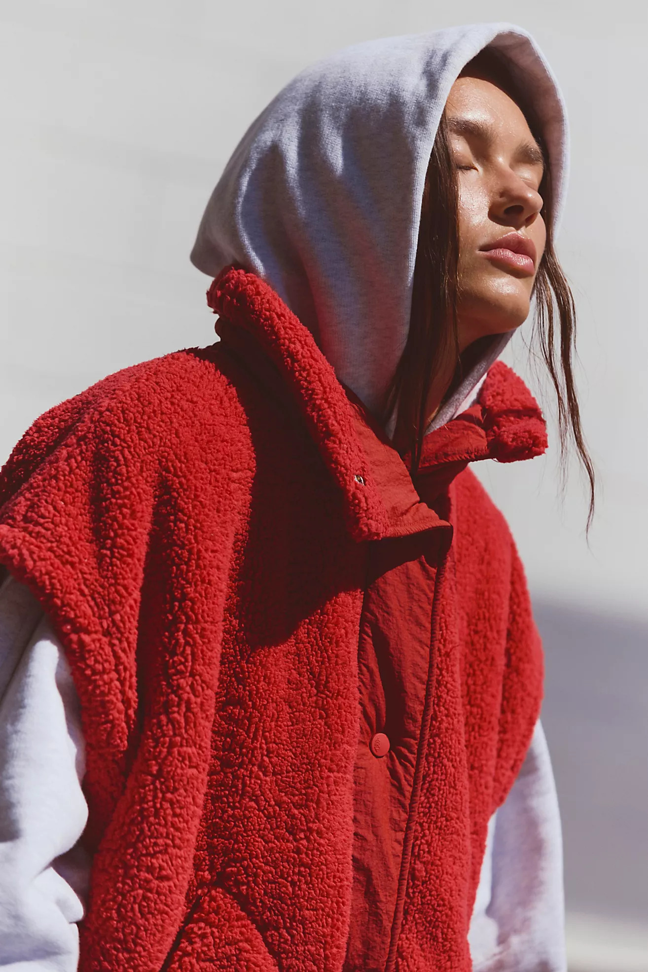 Scout It Out Embroidered Fleece Vest | Free People (Global - UK&FR Excluded)