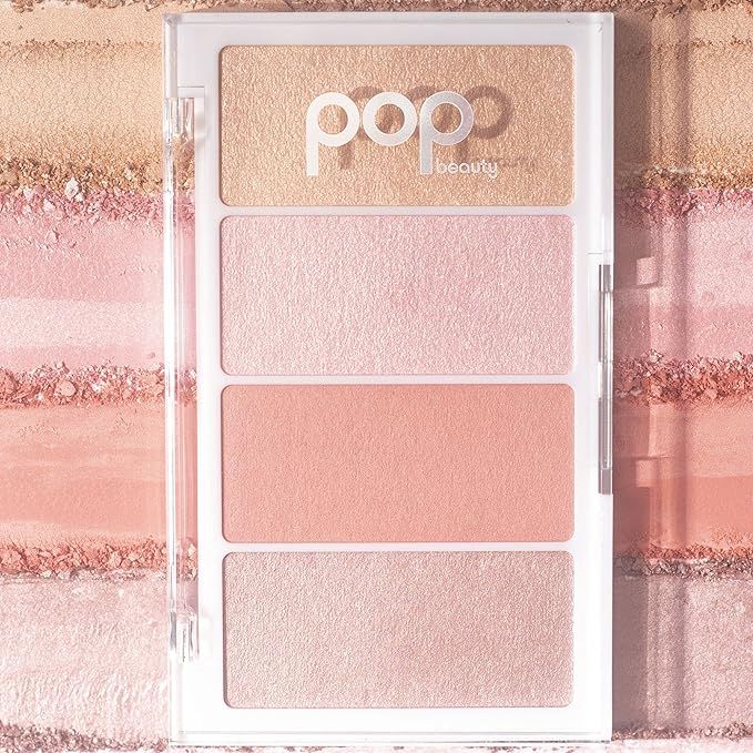 Prismatic POP Palette Gilded Peach | Face Highlighter Makeup, Light Reflecting, Blush Palette, 4 ... | Amazon (US)