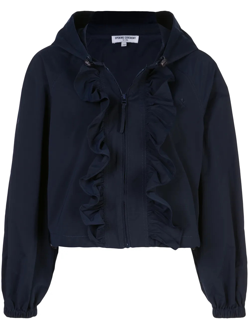 Opening Ceremony Ruffled "Blue" Windbreaker | Blue | FARFETCH | Farfetch Global