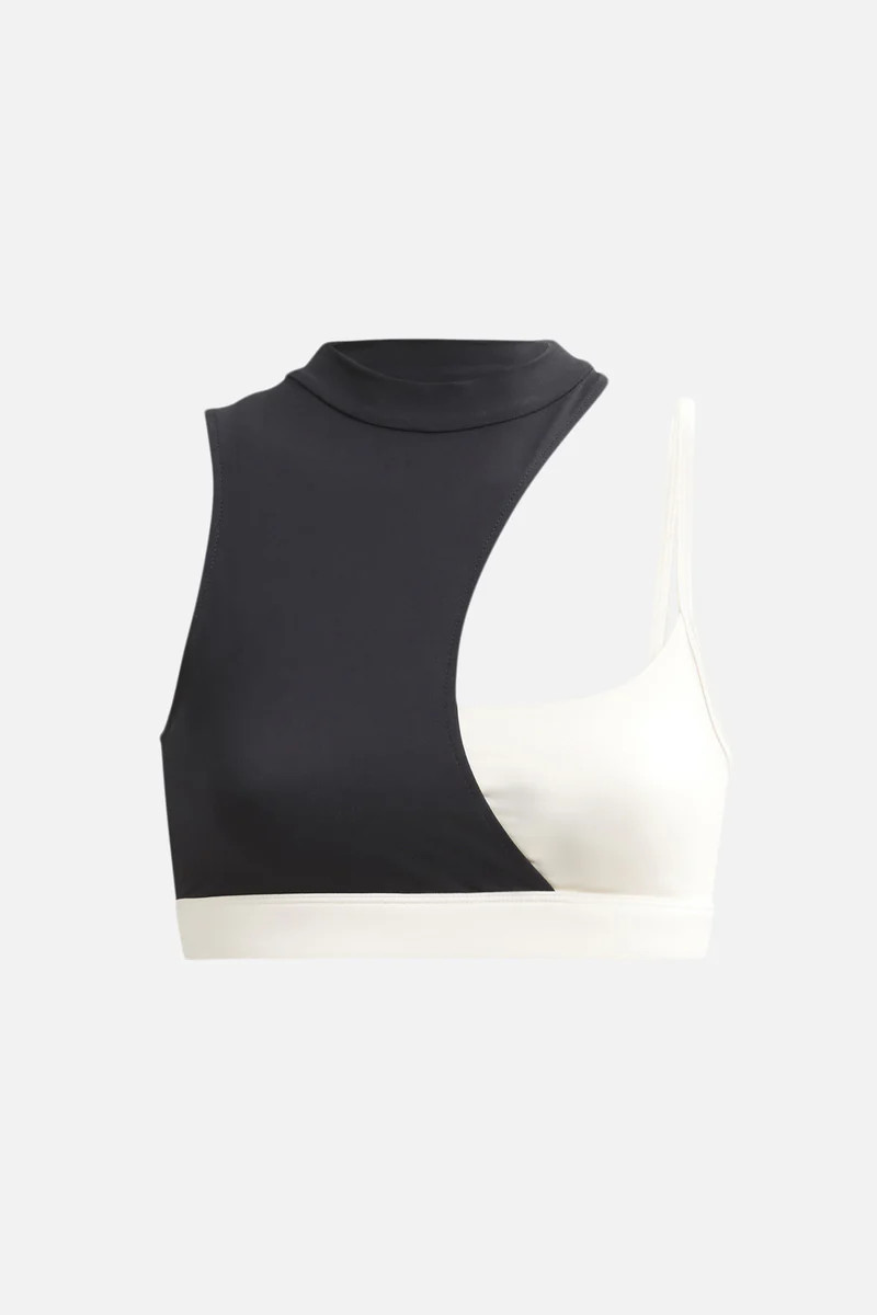 Sorrento Asymmetric Mock Neck Bra | Bandier