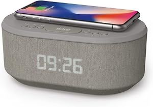 i-box Dawn, Alarm Clock Radio, Alarm Clocks for Bedrooms, FM Radio, Alarm Clock with Wireless Cha... | Amazon (US)