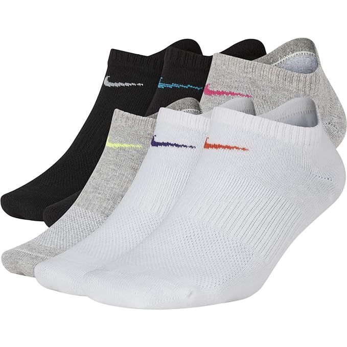 Nike Women's Everyday Lightweight No-Show Socks (6 Pair) | Amazon (US)