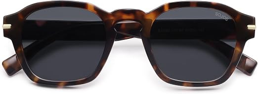 SOJOS Retro Square Polarized Sunglasses Men Trendy Womens SJ2382 | Vintage UV400 90s Sun Glasses ... | Amazon (US)