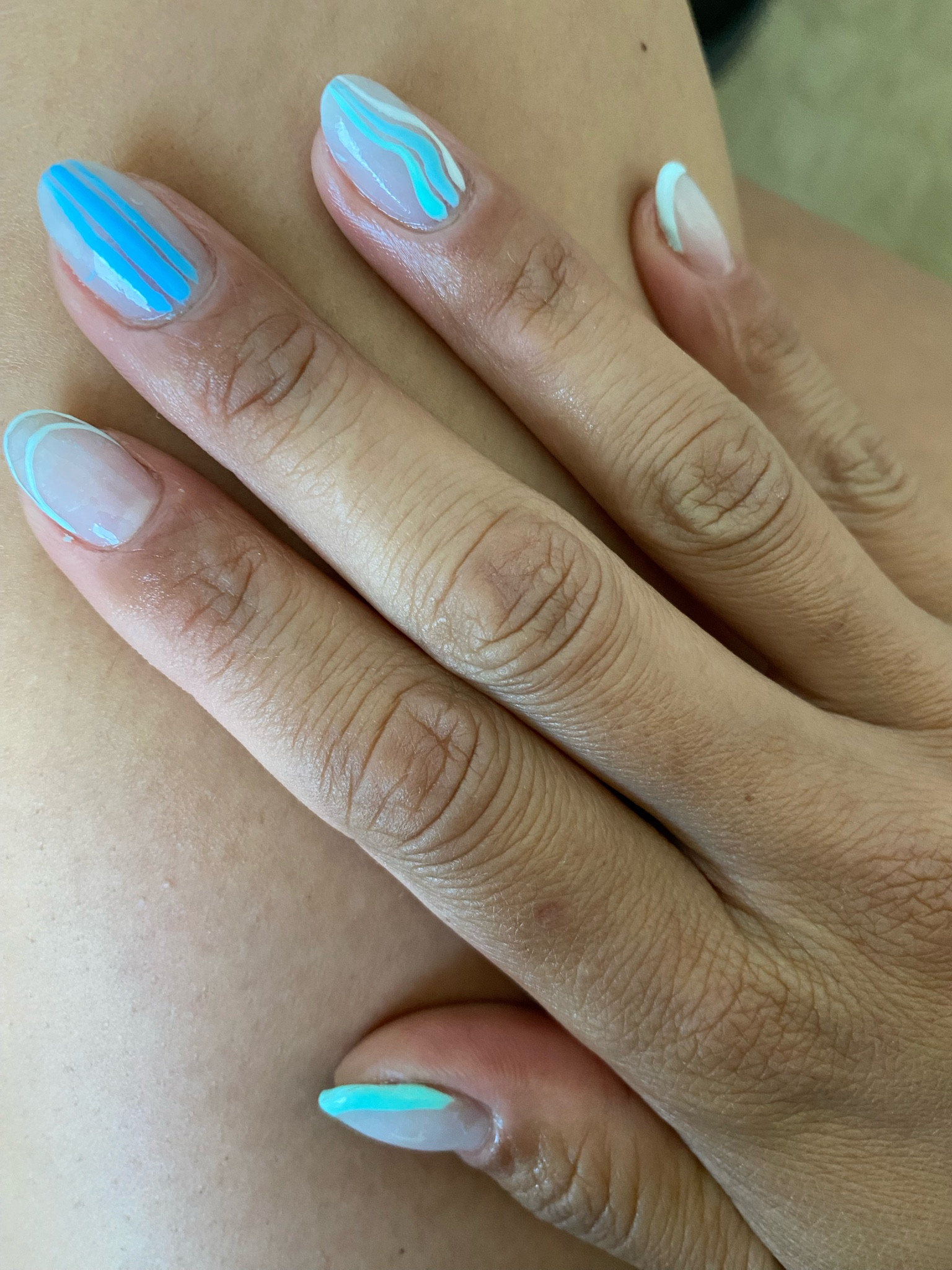 I do my nails at home because the last time I got my nails done I was super disappointed for the price and I’m also one of those people that cannot live with a chipped nail. I did way too much research than I care to admit and started out doing gel nails almost 8 years ago. Then I moved onto dip powder nails, then builder gel, then gel X, and now I’m back to builder gel on my natural nail length with colored gel for these pretty patterned nails. I think in total I spend less than $30 on the nail files, a new light, builder gel refills, and colored polish sets from @beetlesgelpolish (linked in my LTK and bio) an entire year. Lately I’ve been hearing that a similar manicure at the salon will run you >$50. Anyways, yes I’m frugal, but it’s also worth it. It took a bit of practice getting here, but it’s saved me time and $$. Money I like to put into good date night meals at fancy restaurants and kid stuff.
•
#nailtutorials #nailsofinstagram #naildesigns #nailinspo #nailart #buildergel #nailreels #nailinspo #nailinfluencers #athomemani #athomemanicure #diymanicure #diymani #gelnails

#LTKFind #LTKGiftGuide #LTKbeauty