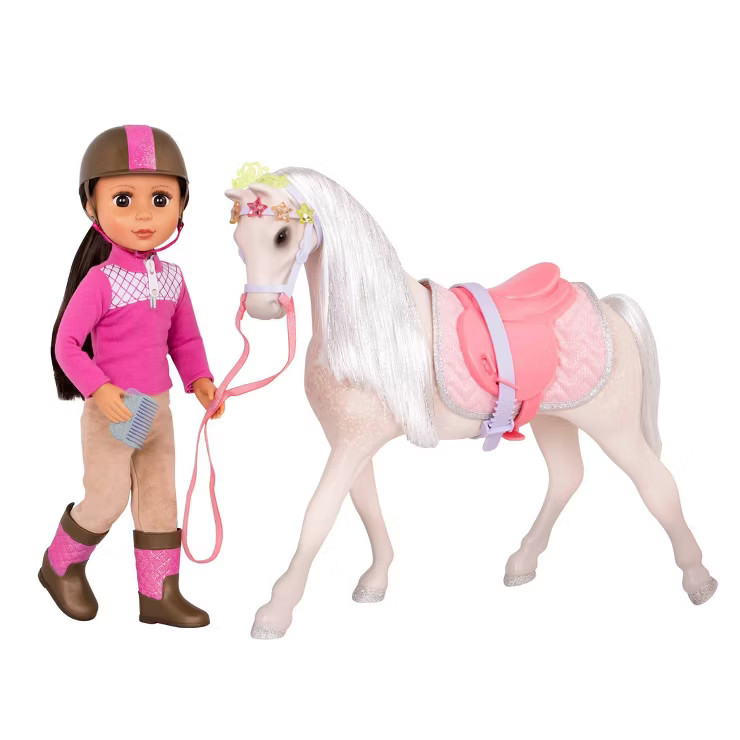 Glitter Girls Starlight 14" Horse with Tiara Accessory Set for 14" Dolls | Target