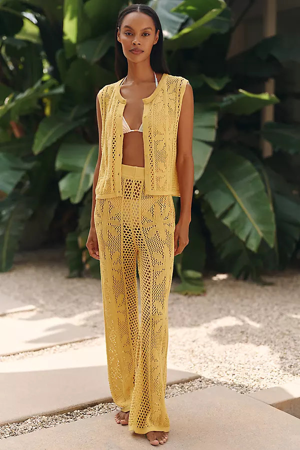 Bloom High Rise Sweater Pants | Anthropologie (US)